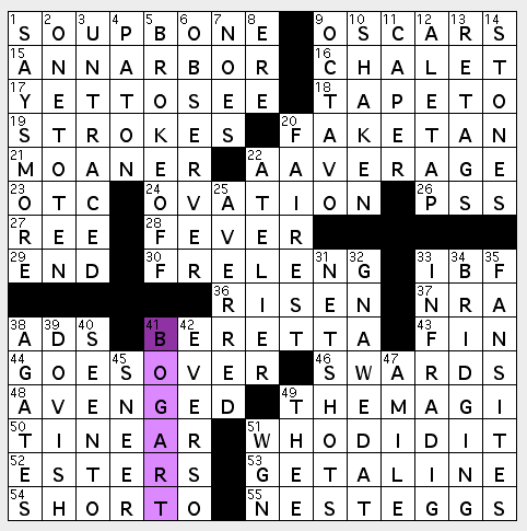 Kvetch crossword